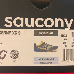 Saucony KILKENNY XC 9 Racing Flats Varsity Bleu